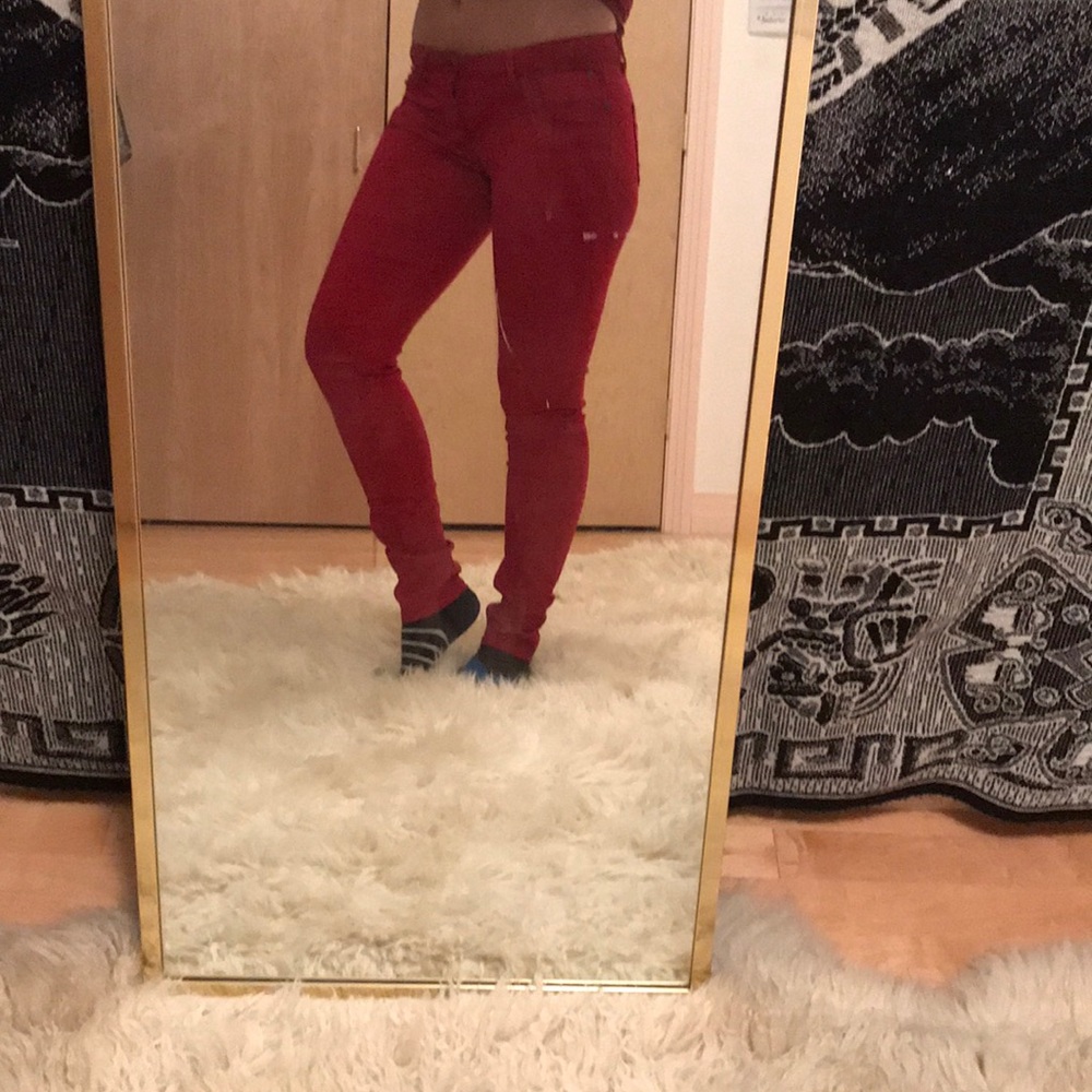 Red Jeggings